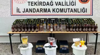 Tekirdağ'da Sahte Alkol Operasyonu: 250 Litre Sahte Alkol Ele Geçirildi