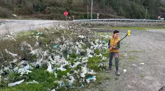 Kastamonu Abana'da Doğaseverler Çevre Temizliği Yaptı