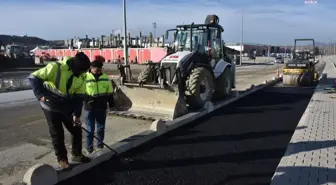 Bozüyük'te Bisiklet Yolu Yapım Çalışmaları Devam Ediyor