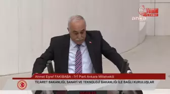 TBMM'de Bütçe Görüşmeleri... Ahmet Eşref Fakıbaba: 'Gap'ın Bitirilmesi İçin Yeterli Kaynak Aktarılmalı ve Yatırımlara Ağırlık Verilmelidir'