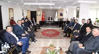 TÜGVA Genel Başkanı Beşinci, Isparta Belediye Başkanı Başdeğirmen'i ziyaret etti