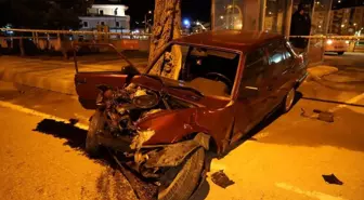 Bayburt'ta trafik kazası: 1 ölü, 1 ağır yaralı