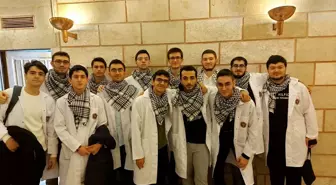 İÜC Cerrahpaşa Tıp Fakültesi öğrencileri Filistin'e destek verdi