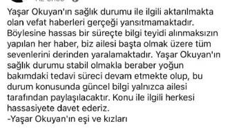 Eski Çalışma ve Sosyal Güvenlik Bakanı Yaşar Okuyan Yoğun Bakıma Alındı