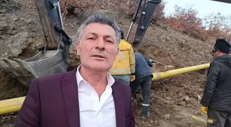 Tokat'ın Almus ilçesine doğal gaz boru hattı yapımı tamamlanıyor