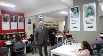 Efeler Belediye Başkanı Mehmet Fatih Atay, Ovaeymir Mahallesi Kitap Kafe'de Çocuklarla Buluştu