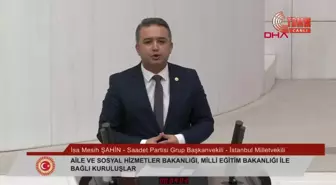 Milli Eğitim ile Aile ve Sosyal Hizmetler bakanlıklarının bütçeleri, TBMM'de
