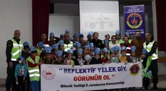 Bilecik İl Jandarma Komutanlığı 'Okulumda Güvendeyim' projesiyle öğrencilere eğitim veriyor