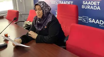 Saadet Partisi Kayseri Kadın Kolları Başkanı Yerli Malı Haftası'nda açıklama yaptı