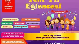 Germencik Belediyesi'nden Çocuklara Yeni Yıl Eğlencesi