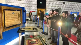 Dilovası'nda Sakal-ı Şerif ve kutsal emanetler sergisi büyük ilgi gördü
