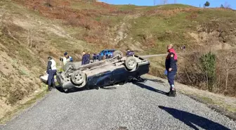 Zonguldak'ta Kontrolden Çıkan Otomobilin Takla Atması Sonucu 90 Yaşındaki Sürücü Hayatını Kaybetti