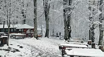 Samsun'un yüksek kesimlerine kar yağdı