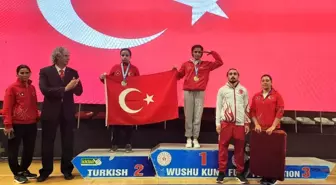 Mersinli Sporcular Wushu Kung-Fu Avrupa Şampiyonası'nda Madalyalar Kazandı