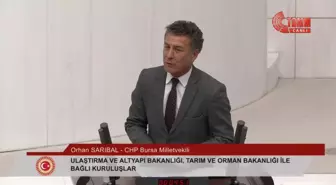 CHP Milletvekili Orhan Sarıbal, tarım politikasını eleştirdi