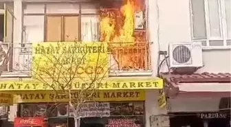 Manavgat'ta Sobadan Çıkan Kıvılcımlar Yangına Neden Oldu