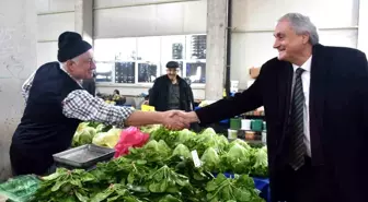 Bozüyük Belediye Başkanı Pazar Esnafı ve Hemşerileriyle Buluştu