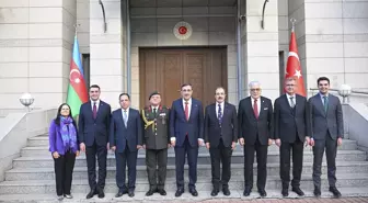 Cumhurbaşkanı Yardımcısı Yılmaz, Azerbaycan Başbakanı Asadov ve Milli Meclis Başkanı Gafarova'yla görüştü