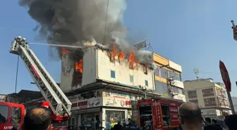 Kayseri'de Sanayi Sitesinde Yangın Çıktı