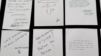 Milletvekilleri, Meclis'teki panoya el yazılarıyla Filistin'e destek mesajları yazdı
