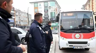 Bolu'da Özel Halk Otobüslerine Denetim