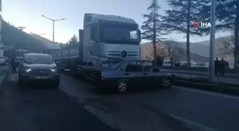 Isparta'da tır ile otomobil çarpıştı