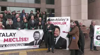 Çağlayan Adliyesi Önünde 'Can Atalay' Açıklaması: 'Bir Yargı Organının Bağlı Olmakla Yükümlü Olduğu Anayasaya Uymaması Hiç Birimizin Güvende...