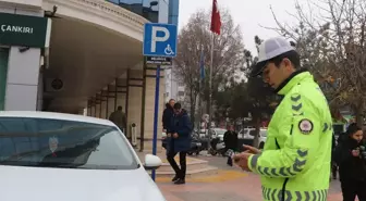 Çankırı'da Engelli Park Yerlerine Park Eden Sürücülere Uyarı Mektubu