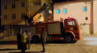 Tunceli'de çıkan baca yangını söndürüldü