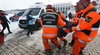 KARS'ta Kayak Sezonu Öncesi Tatbikat Gerçekleştirildi