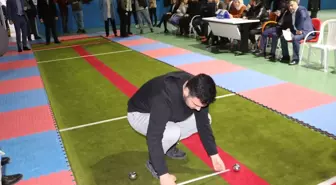 Havza'da Cumhuriyet'in 100. yılı etkinlikleri kapsamında bocce turnuvası düzenlendi