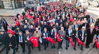 Fatsa'da Filistin için yürüyüş düzenlendi