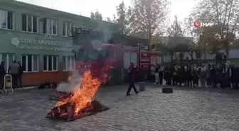 İtfaiyeden, Kurtalan MYO'da gerçeği aratmayan tatbikat