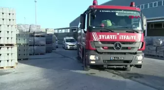 HADIMKÖY'DE İŞÇİ BETON MİKSERİNE DÜŞTÜ-1