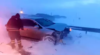 Kars-Digor-Iğdır karayolunda trafik kazası: 1 ölü, 6 yaralı