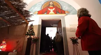Mersin'deki tarihi kilisede Noel ayini düzenlendi