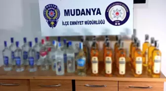 Mudanya'da Yılbaşı Öncesi Sahte ve Kaçak Alkol Operasyonu