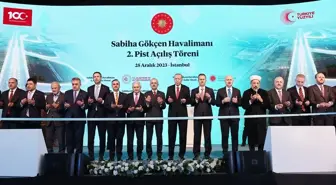 Bakan Uraloğlu, Sabiha Gökçen Havalimanı 2. Pist Açılış Töreni'nde konuştu Açıklaması