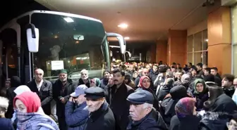 Çankırı'da umre için kutsal topraklara giden 75 kişi uğurlandı