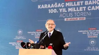 Çevre, Şehircilik ve İklim Değişikliği Bakanı Özhaseki: '100 milyon metrekare yeşil alan için proje başlattık'