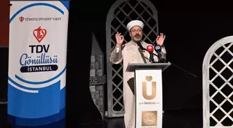 Diyanet İşleri Başkanı Ali Erbaş, gençlere yönelik sanat projesine katıldı