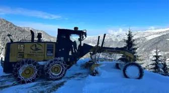 Doğu Karadeniz Bölgesi'nde Kar Yağışı Nedeniyle 367 Köy Yolu Ulaşıma Kapandı