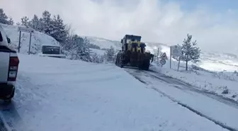 Samsun'da kar yağışı nedeniyle kapanan 42 mahalle yolu ulaşıma açıldı