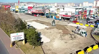 Kayseri'de sanayi bölgesinde kavşak düzenlemesi