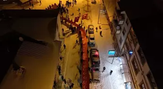 Sarıkamış Şehitleri için fener alayı düzenlendi