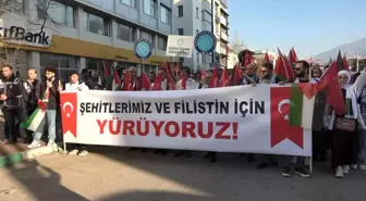 Üniversitelerden Pençe-Kilit Harekatı ve İsrail'in saldırılarına protesto yürüyüşü