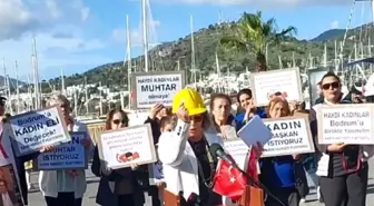 Bodrum Belediye Başkan Aday Adayı Mine Gültekin, kadın muhtar adaylarına destek buluşması gerçekleştirdi