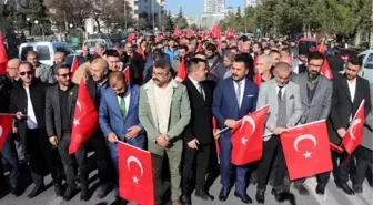 Kayseri'de şehitleri anma yürüyüşü