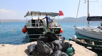 Muğla Büyükşehir Belediyesi Gökova Körfezi'nde Kıyı Temizliğini Tamamladı