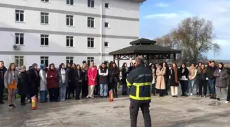 Sinop Üniversitesi'nde Yangın Güvenliği Eğitimi Verildi